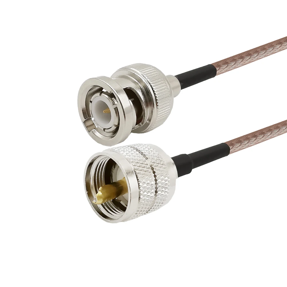 Длина на Возраст 3-15 м BNC штекер UHF PL259 мужской RG316 коаксиальный Коаксиальная
