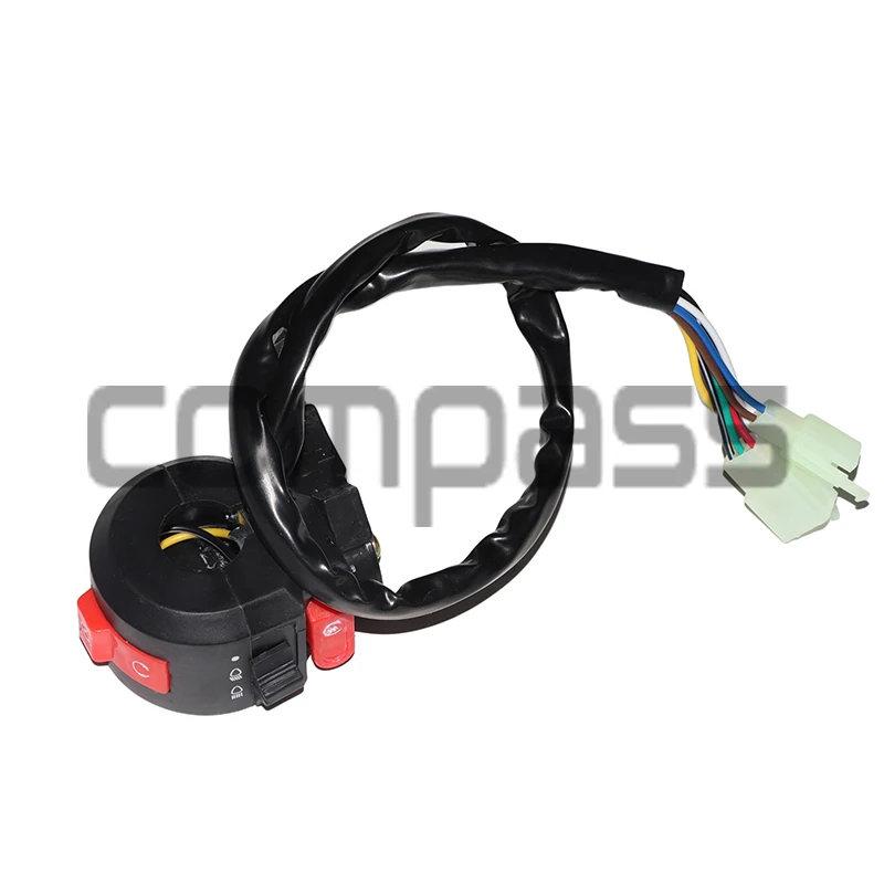 Переключатель на руль мотоцикла дальнего и ближнего света фары электронный