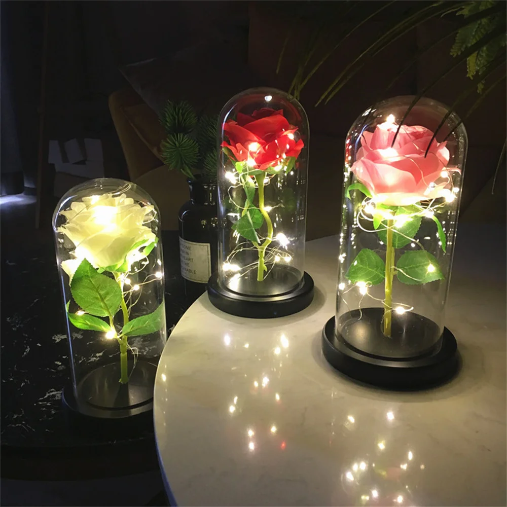 

Valentine's Day Decoration, Flower Beauty and Beast, Eternal Rose, Christmas Fake Flower Decoration, Wedding and New Year