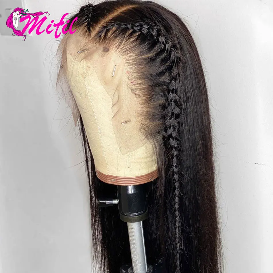 

13x4 Transparent Lace Front Wig Remy Straight Lace Front Human Hair Wigs Brazilian Straight Hair Wigs Women 4x4 Lace Closure Wig