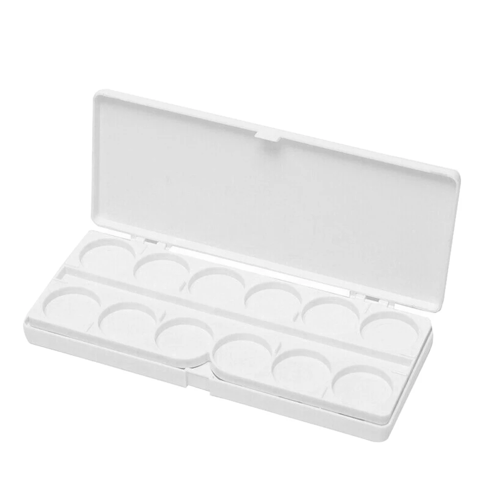 Палетка для дизайна ногтей с 24 ячейками пластиковая палитра рисования акварелью