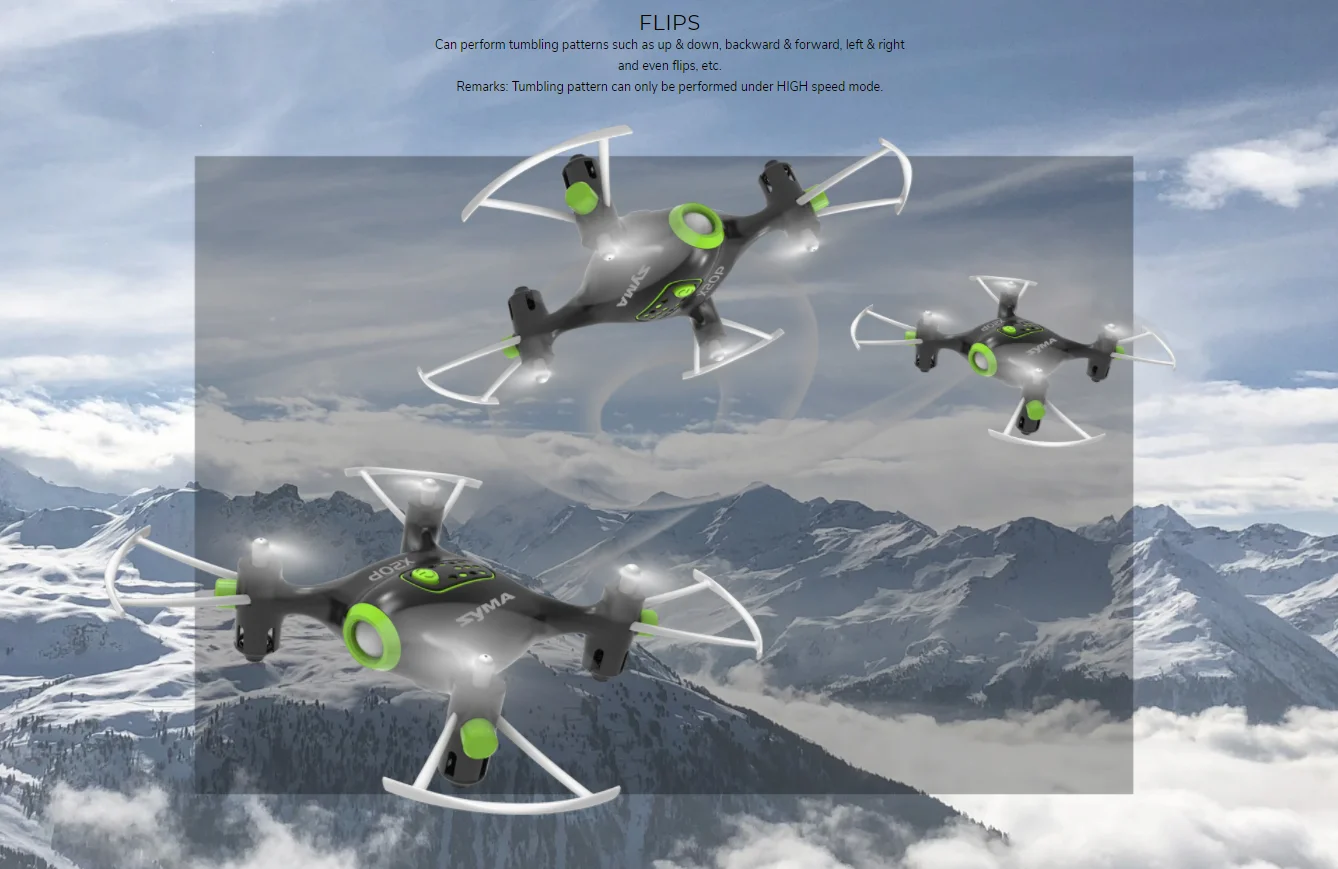SYMA X20P Квадрокоптер без камеры черный Дрон профессиональные роботы дроны