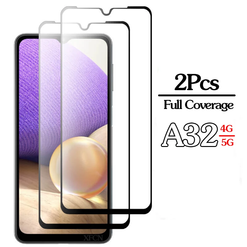 

2Pcs Front film for samsung a32 Glass screen protector for samsung galaxy a32 a 32 32a a326f protective Glas samsunga32 Verre 9H
