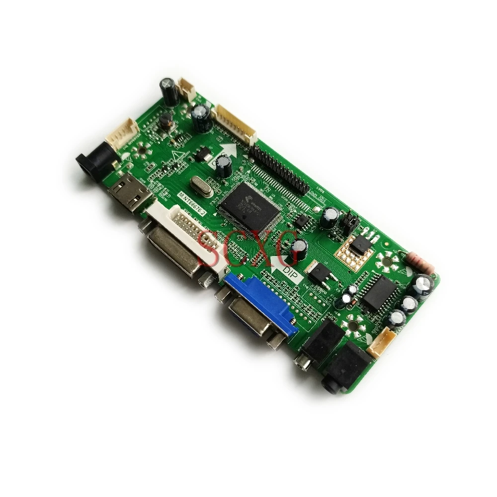VGA HDMI DVI совместимому с Комплект плата контроллера 30Pin-LVDS подходит