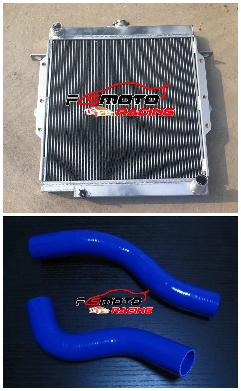 

56MM Aluminum Radiator & Silicone Hose For Toyota Land Cruiser 75 Series HZJ75