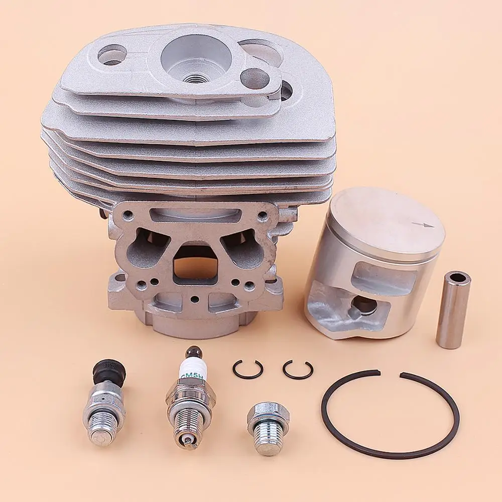 46mm Cylinder Piston Kit For Husqvarna 562XP 560 Chainsaw 575355803 Decompression Valve Spark plug