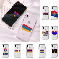 armenia armenians flag phone case for iphone 13 11 12 pro xs max 8 7 6 6s plus x 5s se 2020 xr case