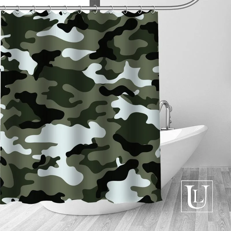 Заказная камуфляжная занавеска для душа хит продаж классические популярные