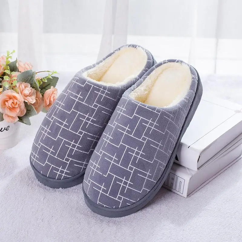 Женские домашние тапочки женская обувь нескользящие плюшевые теплые для мужчин
