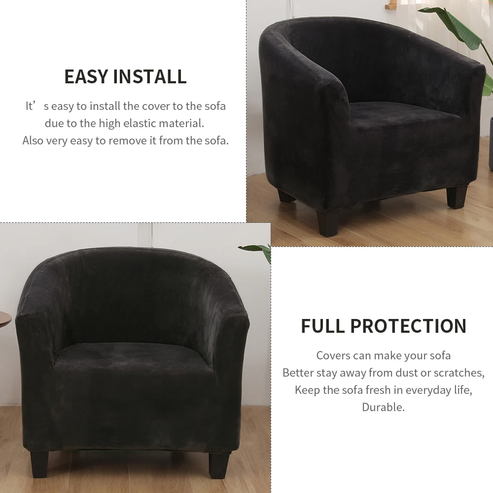 Растягивающийся чехол для дивана 1 сиденье гостиной одноместная мебель