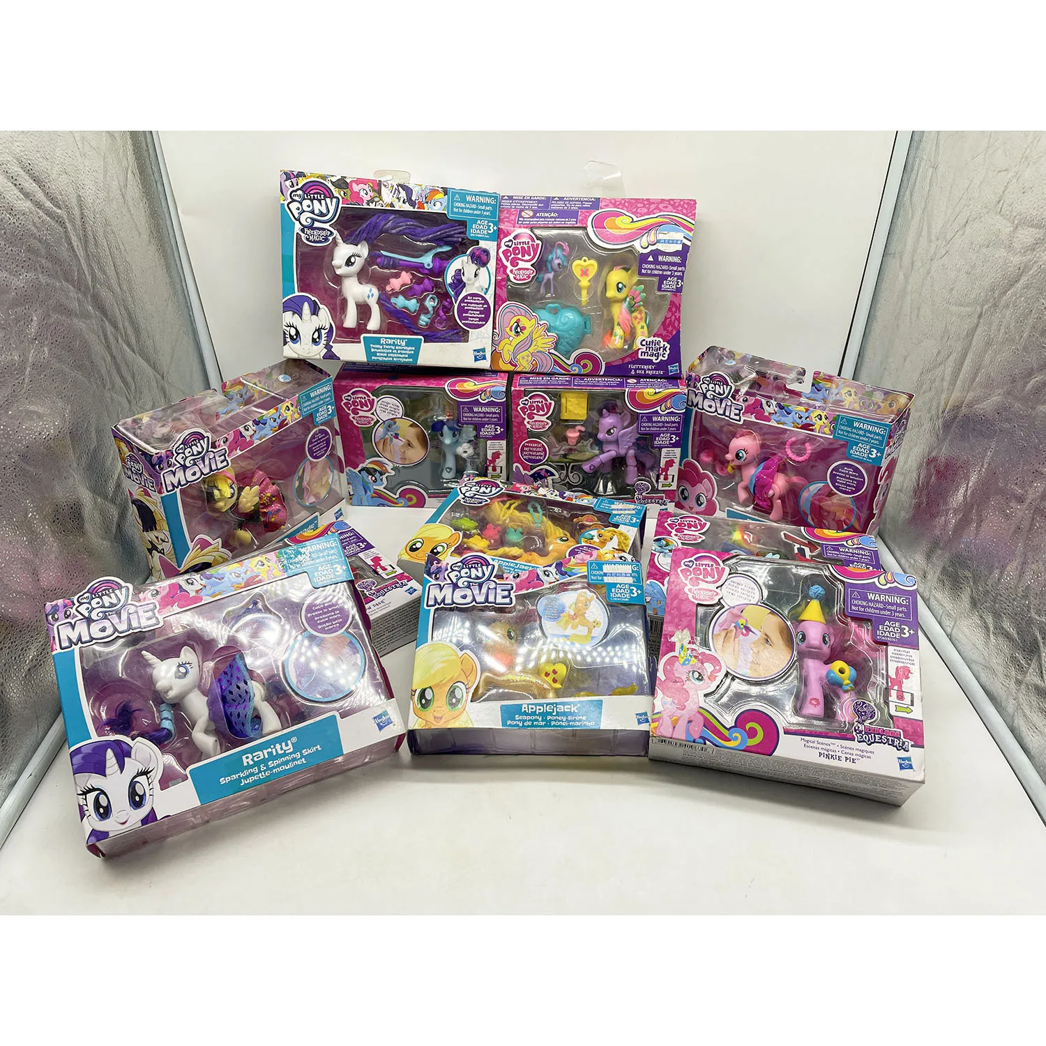 

Hasbro My Little Pony Friendship Is Magic Pinkie Pie Rarity Applejack Songbird Serenade Doll Gifts Model Anime Figures Collect