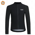 Новинка 2021, черные зимние теплые флисовые длинные трикотажные изделия PNS для велоспорта, мужская теплая куртка, одежда для велоспорта