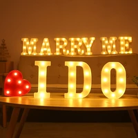 3d led night lamp a z letter and 0 9 digital sign heart alphabet light wall hanging lamp decor wedding party led night light d30