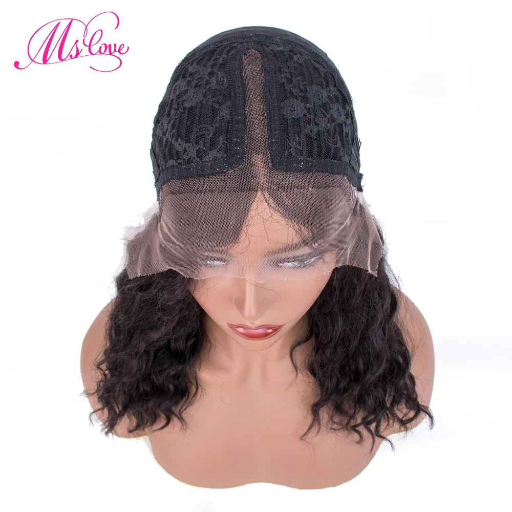 Глубокая волна парик фронта шнурка человеческих волос парики для черных женщин 14