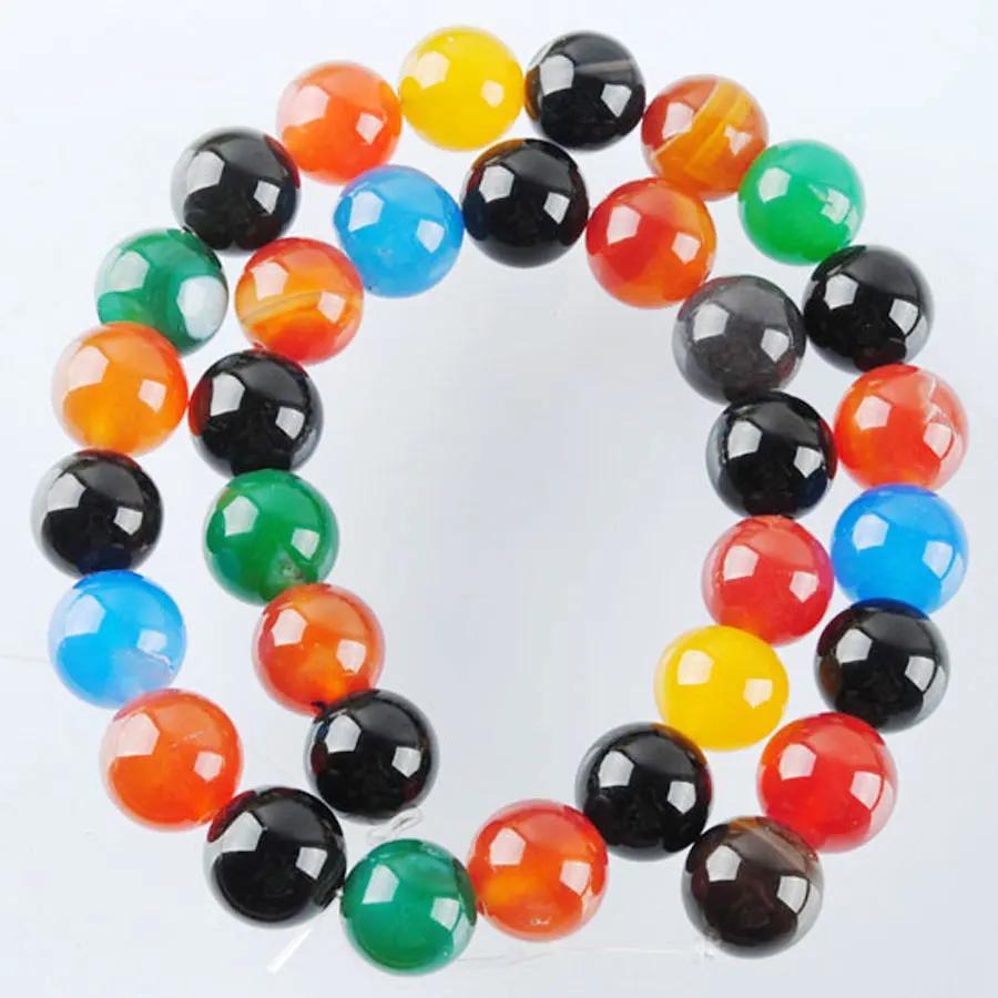 

WOJIAER Wholesale Mixed White Red Howlite Gem Stone Round 12mm Beads 15 1/2 Inches 4 Strand Bracelets Jewelry Making PG3084