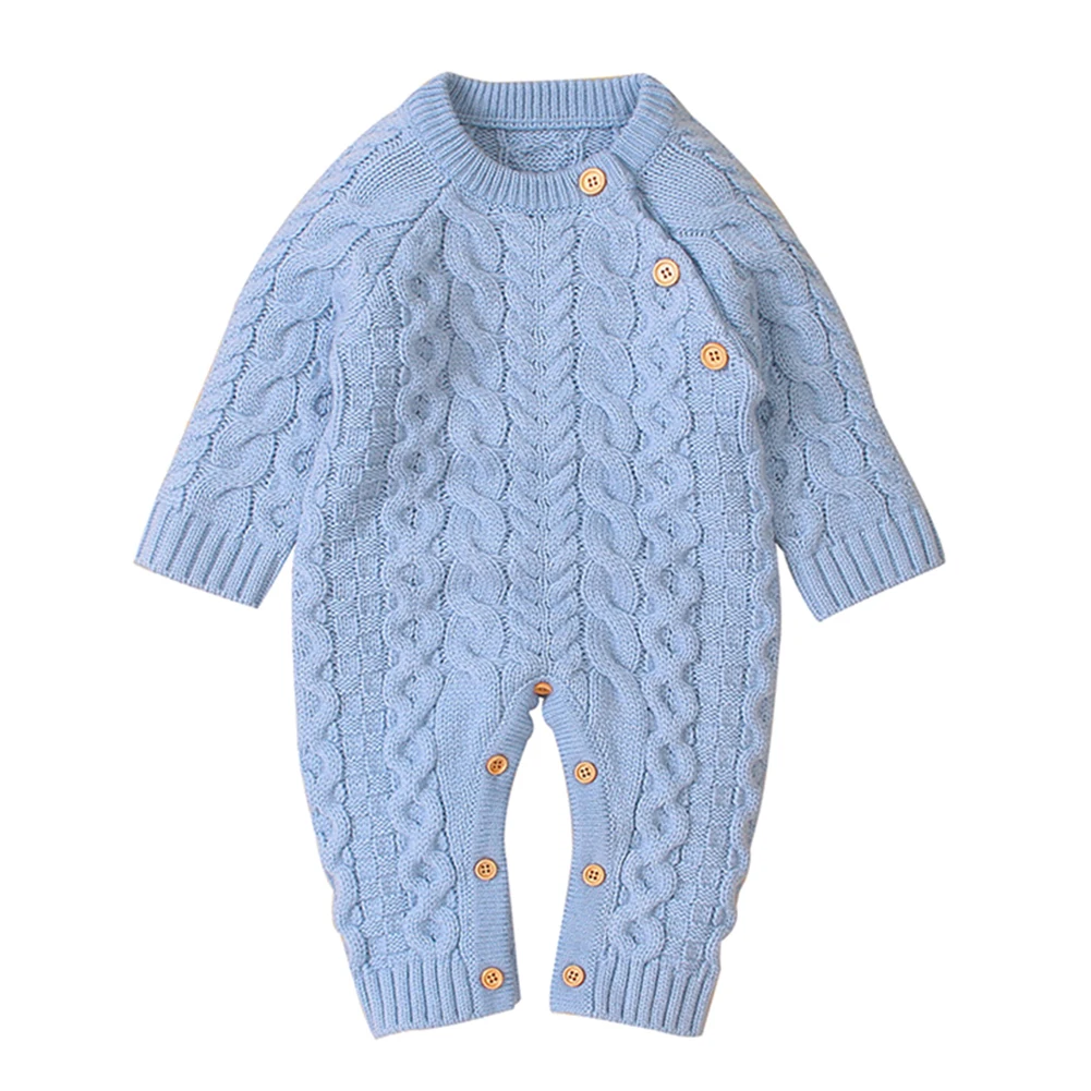

Girls Long Sleeve Newborn Clothes Set Bodysuits Comfortable Soft Warm Casual Solid Party Crew Neck For Reborn Doll 18-22in