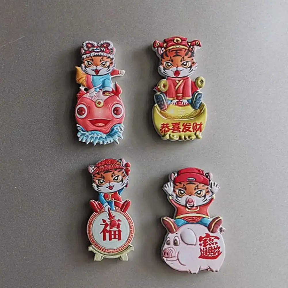 Магнит на холодильник милый Многофункциональный магнит в традиционном стиле с