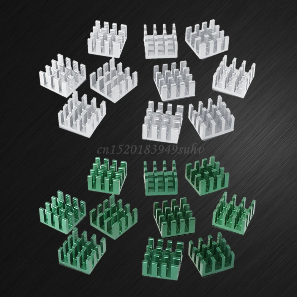 10 шт. алюминиевый радиатор радиатора кулер для компьютера электронная