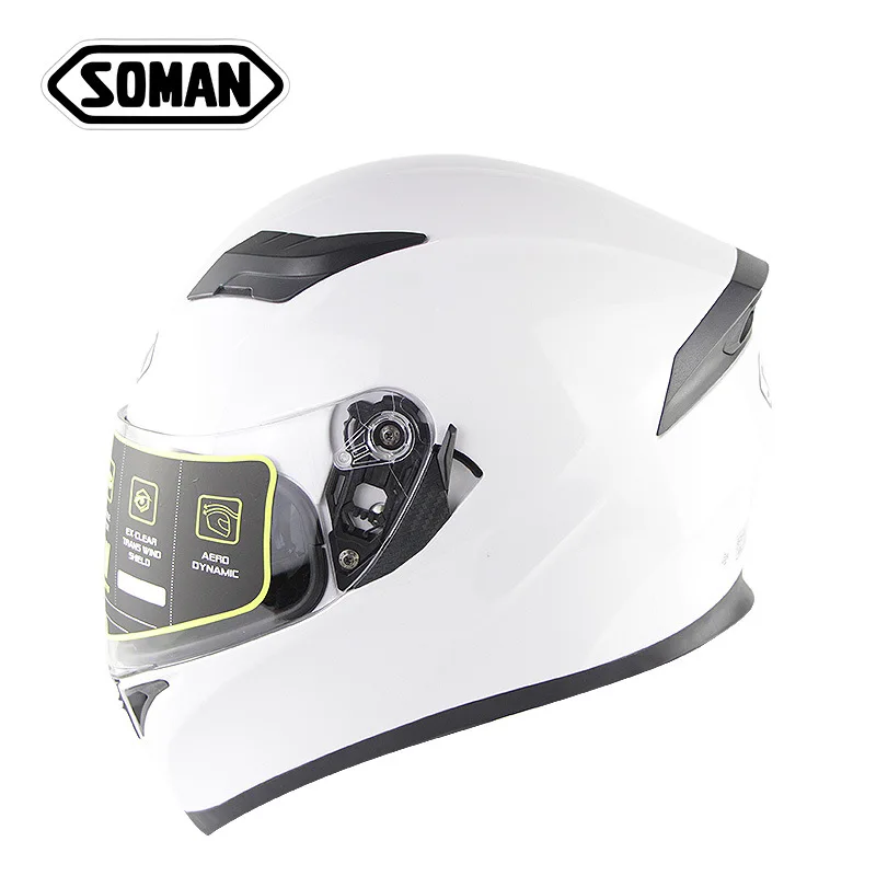 

Protective helmet new motorcycle racing helmet for men and women four seasons warm riding safety helmet sm960