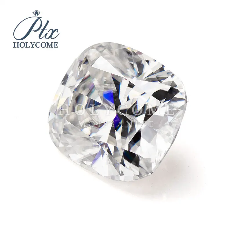 Специальная огранка Подушка Форма 11*12 мм Белый Свободный Муассанит алмаз для