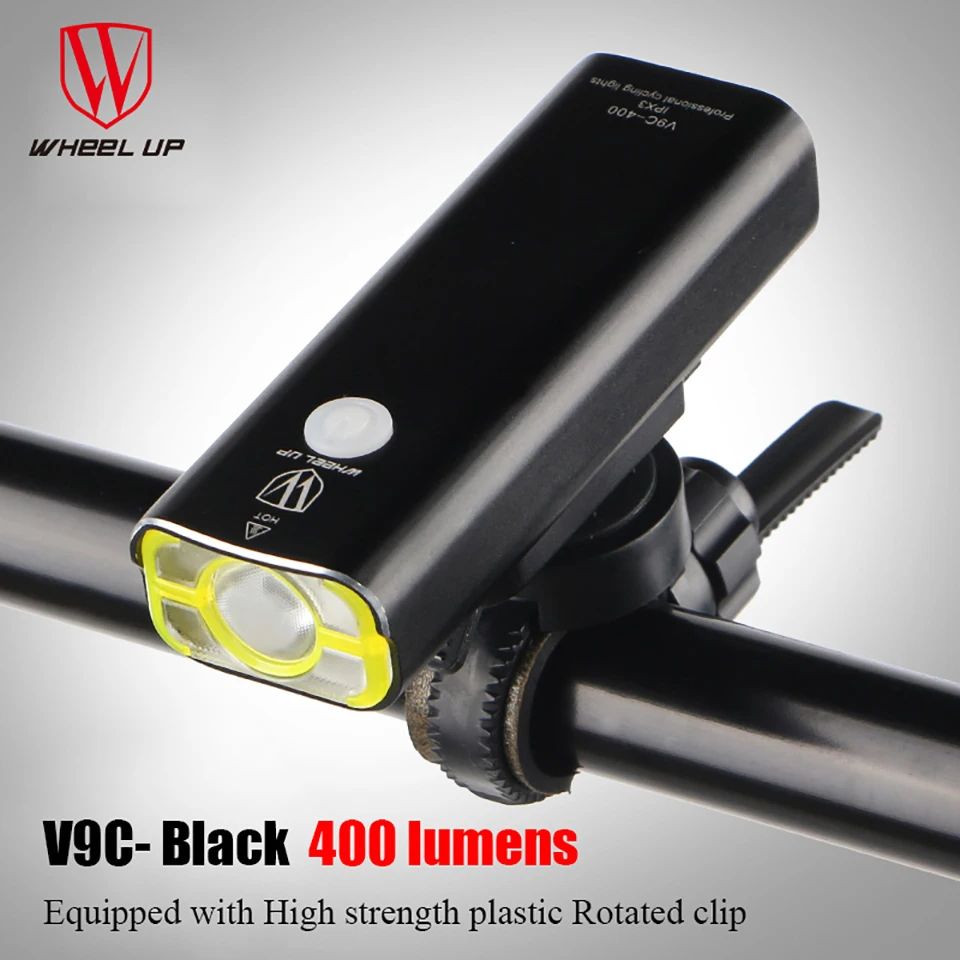 Колесо велосипеда светильник USB Перезаряжаемые светодиодный MTB передняя фара