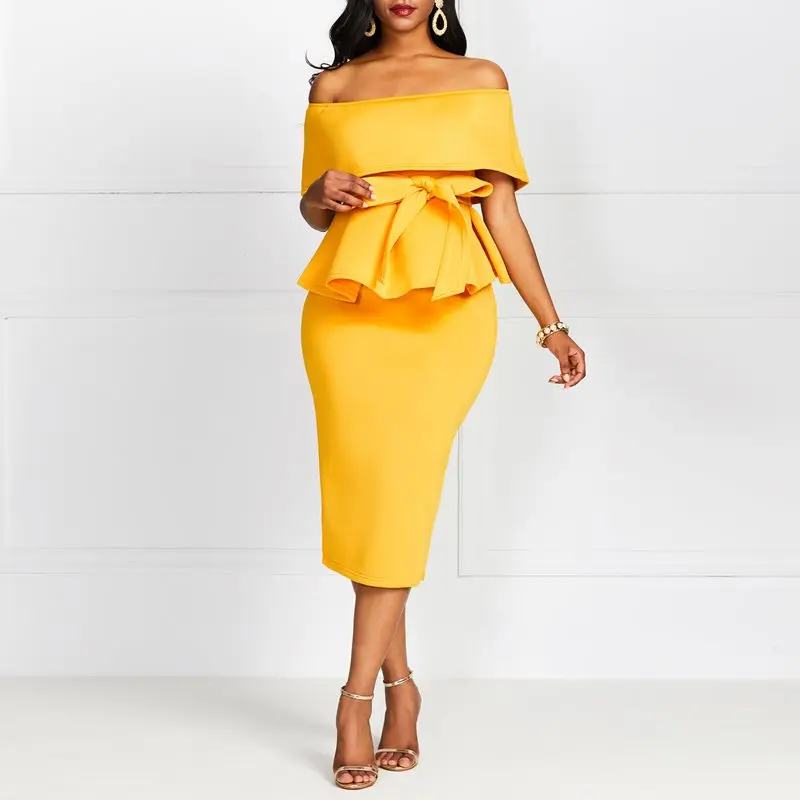 Костюмы из двух предметов женские очаровательные топы с открытыми плечами и