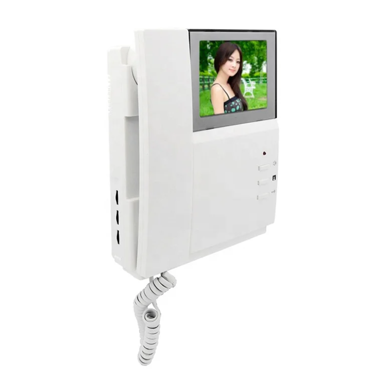 4 3 inch clear lcd monitor wired video doorbell kits night vision camera door bell intercom video door phone system free global shipping