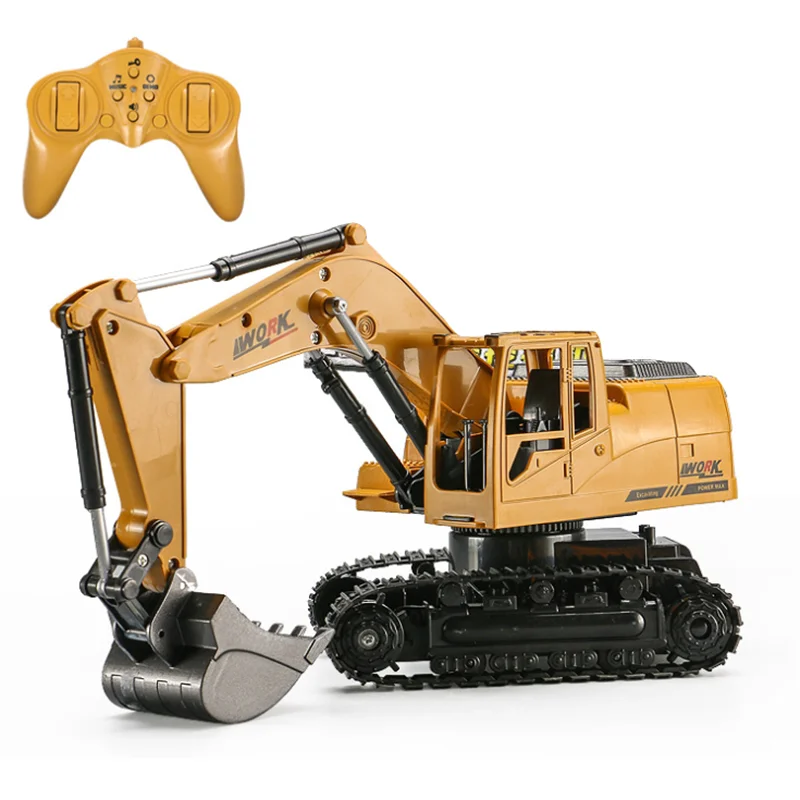 8 канальный rc грузовик экскав