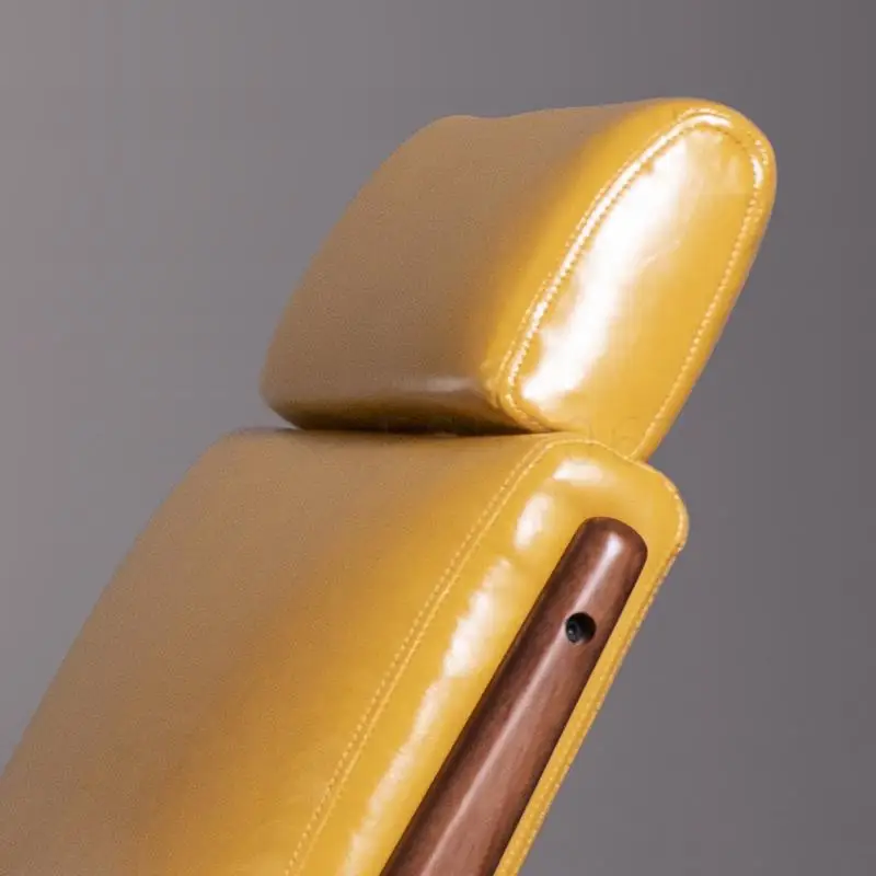 Твердый деревянный одноместный диван кресло современное кожаное кресло-качалка