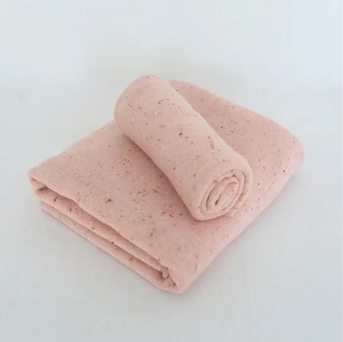 Blanket wrap set D 150x150 см Beanbag покрытие слой новорожденных реквизит для фотосъемки горошек Вязаное детское одеяло стойка с фоном - Цвет: Blanket wrap set D