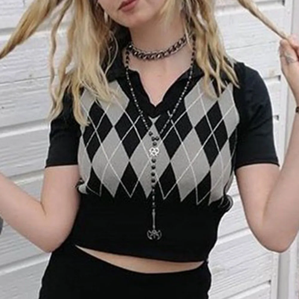 Женский Осенний разноцветный эластичный шерстяной жилет с V образным вырезом и