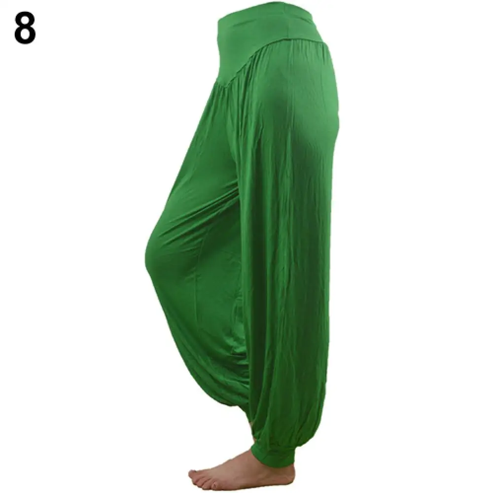 

Women's Comfy Harem Yoga Loose Long Pants Belly Dance Boho Sports Wide Trousers Hippie Clothes Flared Plus Size Yoga Sport Pants