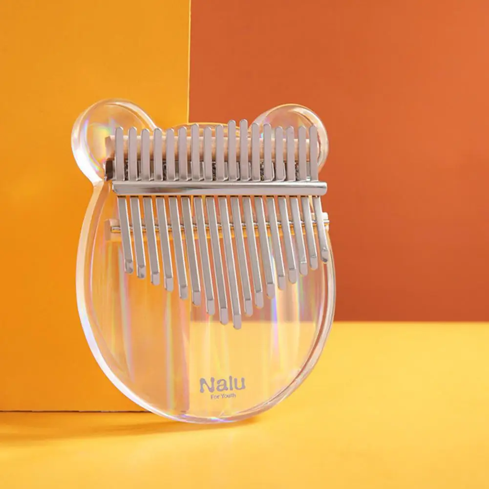 17 клавиш акриловое пианино Kalimba легкое прозрачное для большого пальца Mbira Sanza с