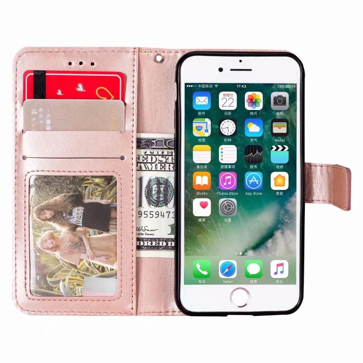 Totem 12Pro Leather Case for iPhone 5S SE 2020 6 6S 7 8 Plus X XR Xs 11 12 Mini Pro Max Print Card Stank Flip Wallet Cover | Мобильные