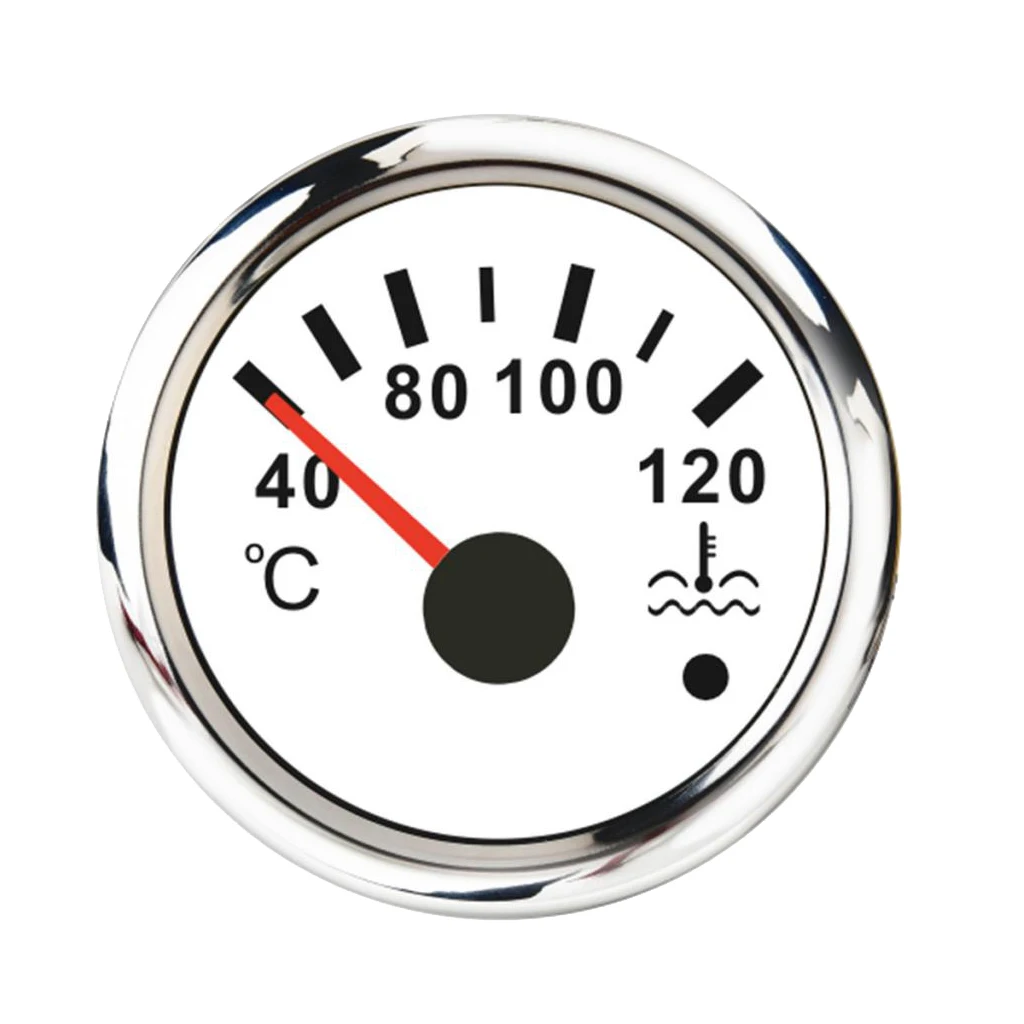 Автомобильный датчик температуры воды 2 дюйма 52 мм измеритель светодиодный