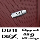 Наклейка для переднего сиденья, металлические значки для настройки aston martin AMR CYGNET DBS RAPIDE V8 VANTAGE загато, автомобильные аксессуары