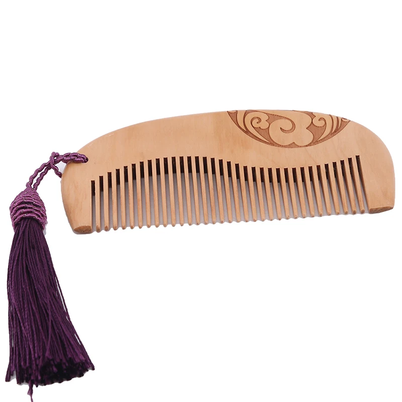 Утолщенная бутиковая искусственная резная Расческа Антистатические