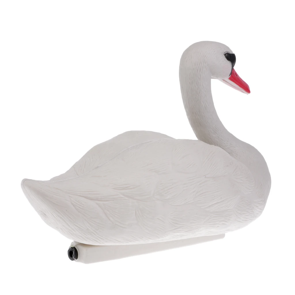 

3D Lifelike Floating Swan Decoys For Outdoor Hunting Garden Decors