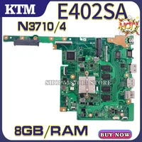 kefu motherboards e502sa laptop motherboard for asus e402s e402sa e502s e502sa original mainboard 8gb ram n3710