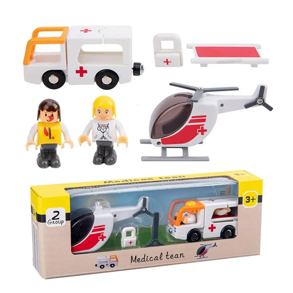 

Детская Инженерная машинка, танкер, скорая помощь, деревянная дорожка, Обучающие игрушки, модель автомобиля, игрушки для детей, мальчиков