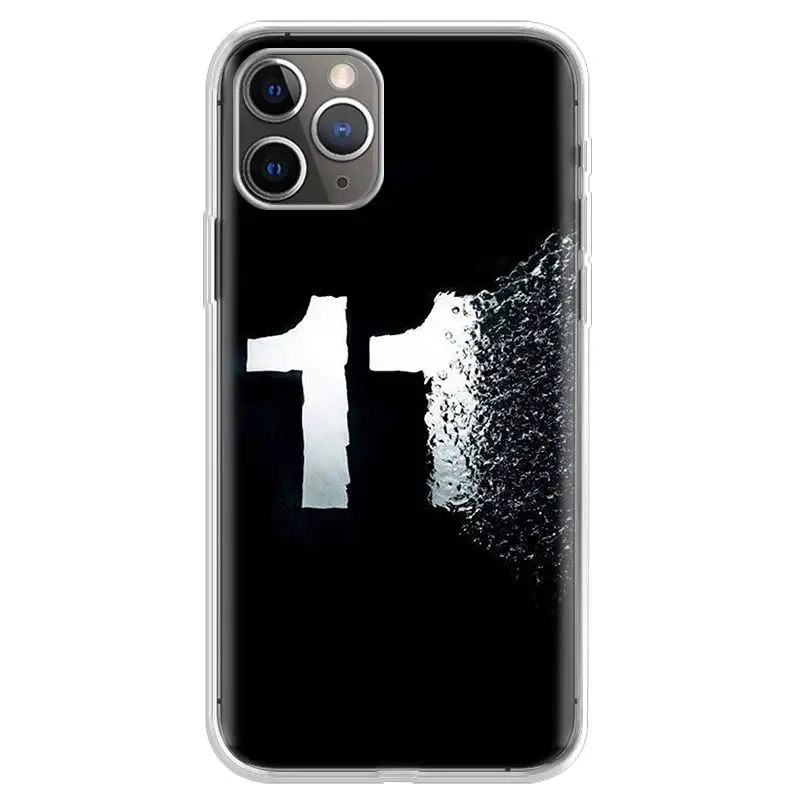 Чехол для телефона с надписью и номером iphone SE 5 5S 6G 6Plus 7 8 8Plus 11 Pro X XS XR MAX мягкий