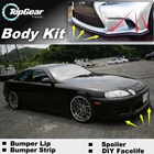 Бампер для губпередний спойлер, дефлектор для фанатов TG, тюнинг автомобиля, обвес, юбка в полоску для TOYOTA Soarer Z30, Z40