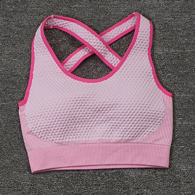 Women Fitness Sport Yoga Top Seamless Women Yoga Set Underwear Yoga Clothing Vest Sport Gym Suits Wear Running Clothes