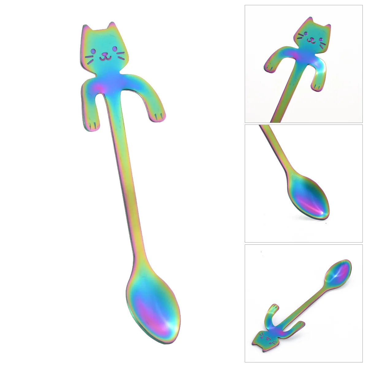 

1 шт., кофейная ложка в виде кошки