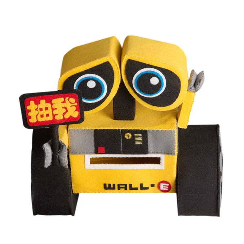 Творческий плохой робот стильная тканевая коробка из фетра DIY Материал посылка