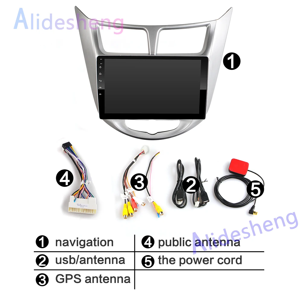 4G Android 8 1 автомобиль радио мультимедиа плеер для Hyundai Solaris Accent 2010 2011 2012 2013 2014 2015 2016 gps