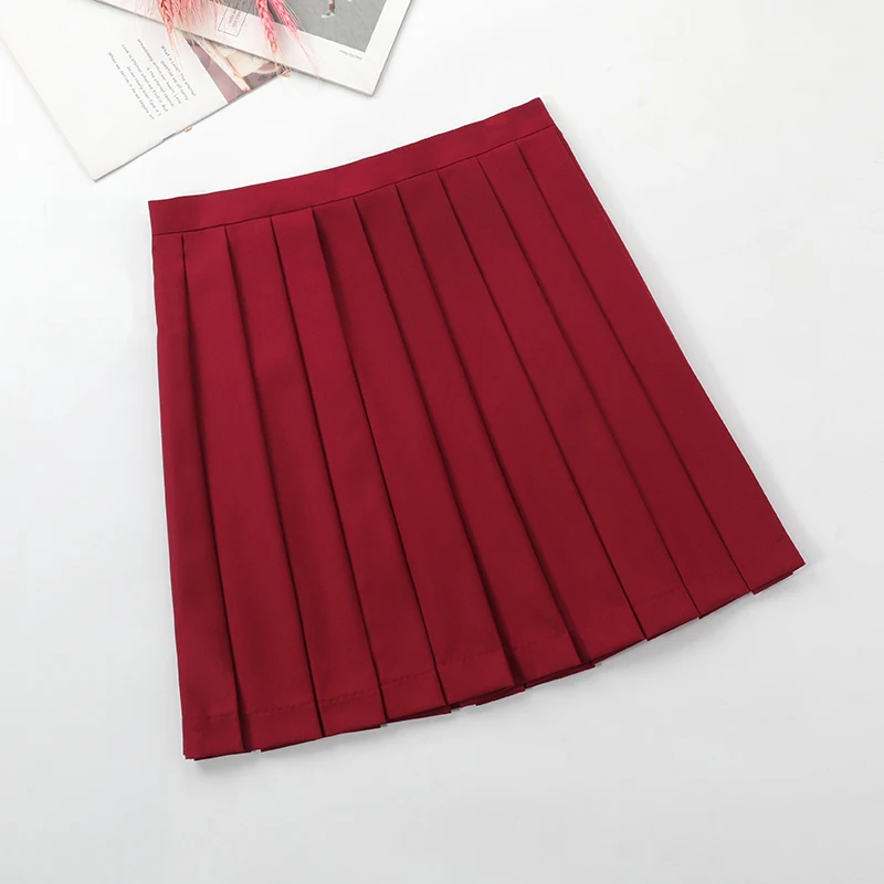 

Korean High Waist Pleated Skirts Orthodox JK uniform skirt Summer Cute Mini Plaid Skirt Women JK Uniform Students Clothes