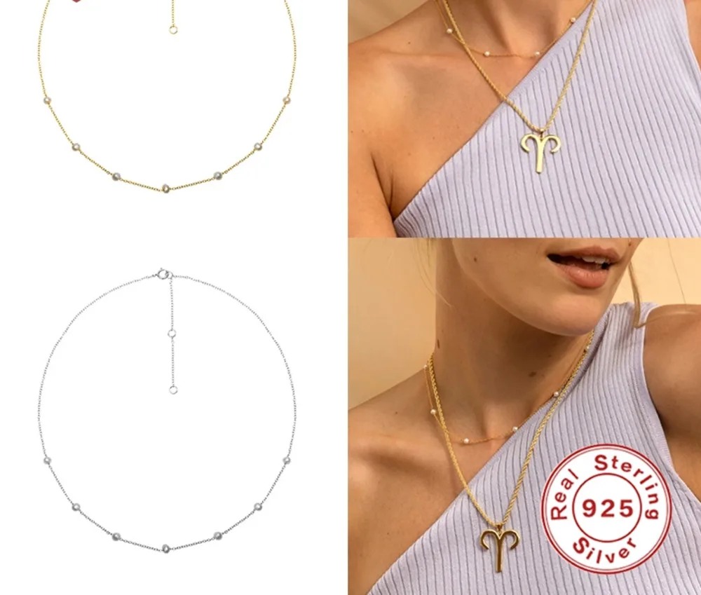 

925 Sterling Silver Choker Necklace Female Clavicle Chain Flat Snake Necklace for Women Jewelry collares Free Shipping