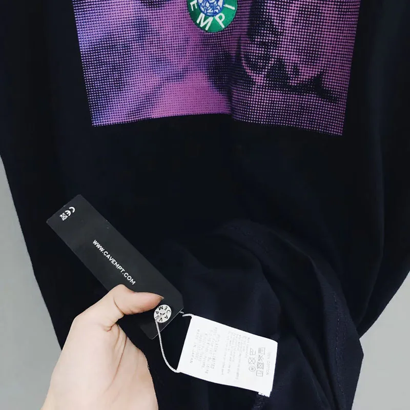Мужские и женские футболки с вышивкой Cav Empt модная уличная одежда повседневные