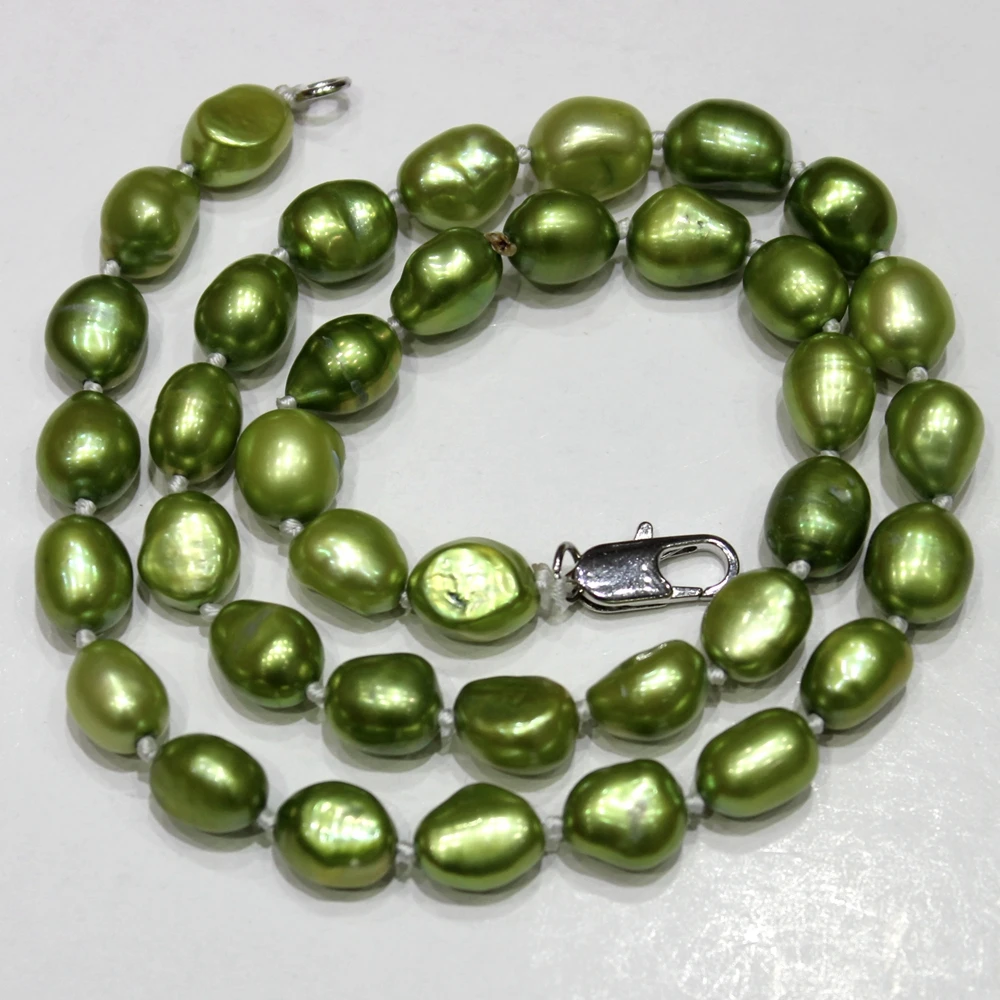 

YINANYIMEI Fine jewelry freshwater pearl necklace Baroque in various colors